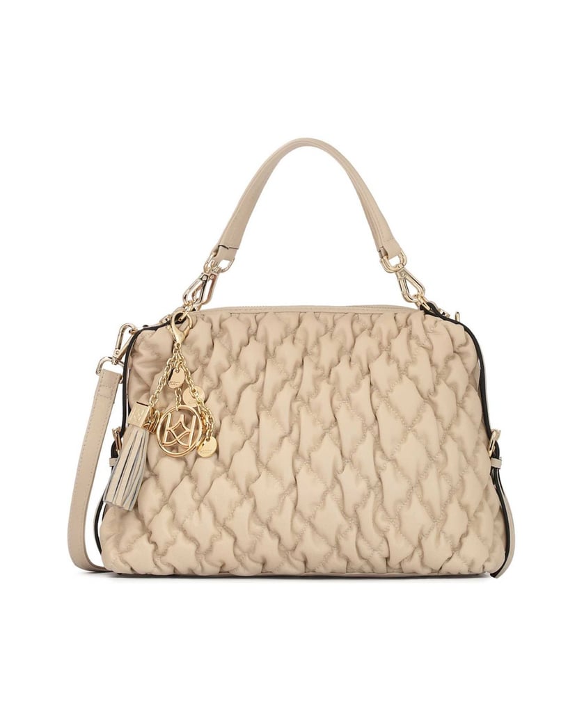 Kazar-Elegante-gesteppte-Tasche-in-Beige-beige