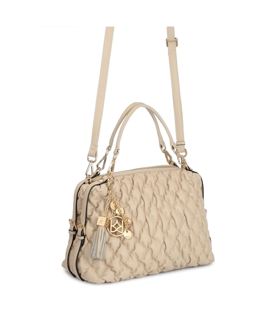Kazar-Elegante-gesteppte-Tasche-in-Beige-beige