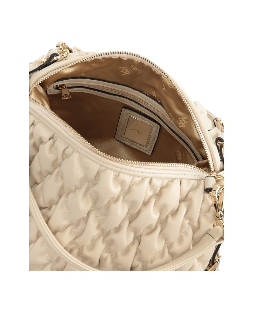 Kazar-Elegante-gesteppte-Tasche-in-Beige-beige