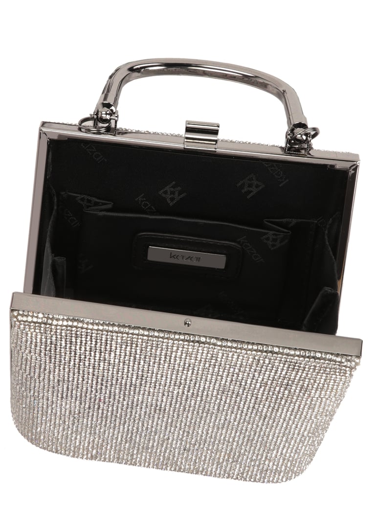 Kazar-Kleine-elegante-Tasche-mit-Zirkonias-ver-silber