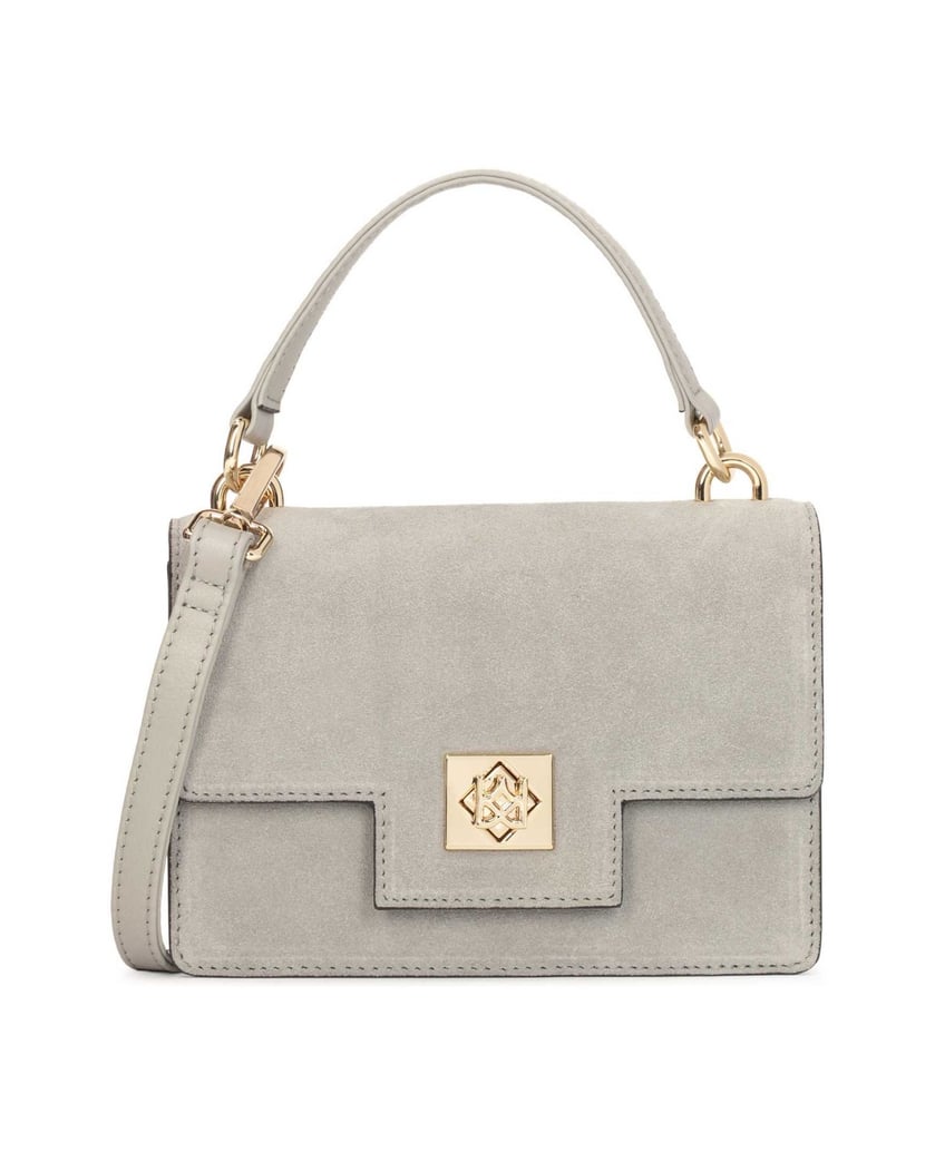 Kazar-Graue-Tasche-mit-Henkel-und-Riemen