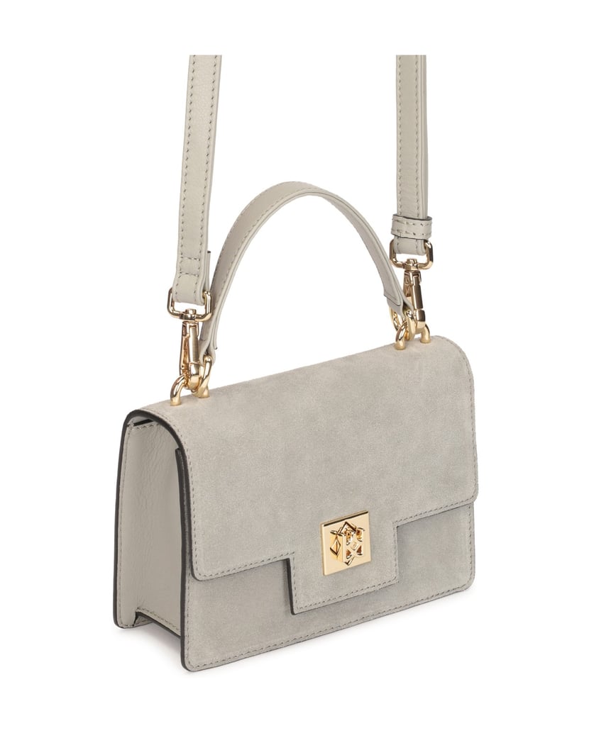 Kazar-Graue-Tasche-mit-Henkel-und-Riemen