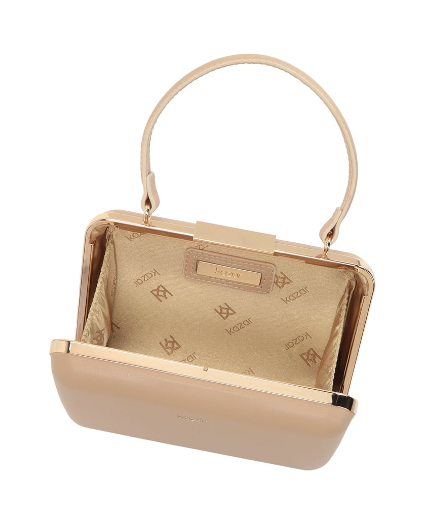 Kazar-Rigid-box-bag-covered-with-leather-béžová