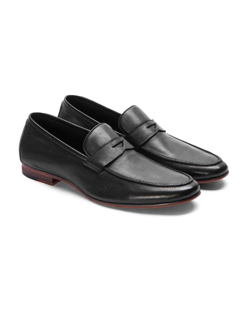 Kazar-Mens-black-loafers-černá