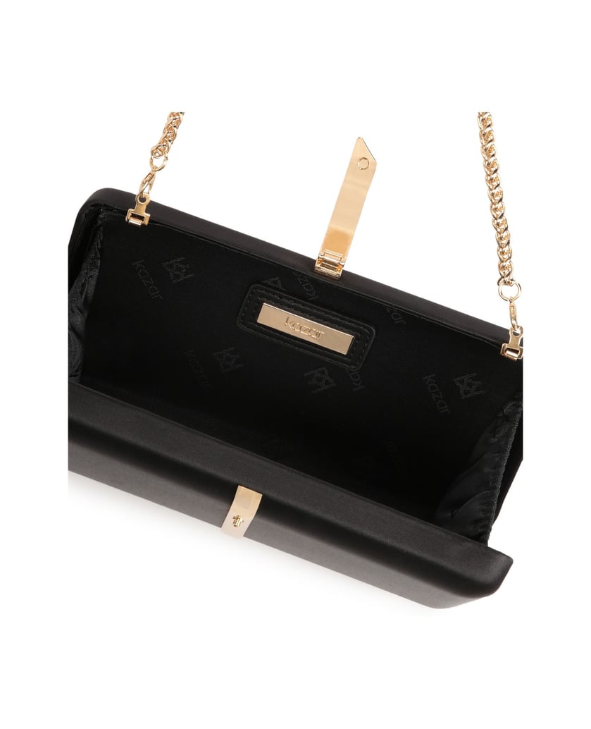 Kazar-Schicke-kleine-Clutch-Tasche-mit-Schulte-schwarz