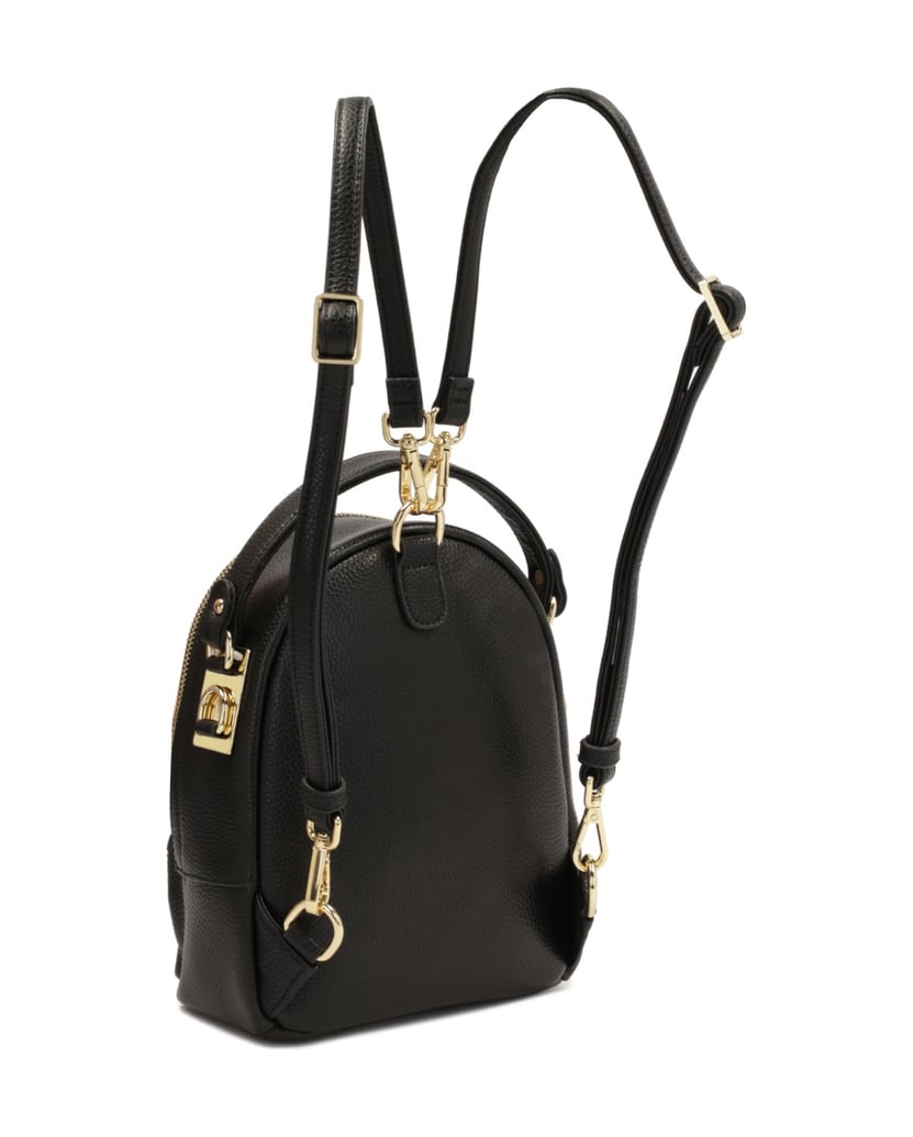 Kazar-Schwarzer-2-in-1-Rucksack-aus-Leder-schwarz