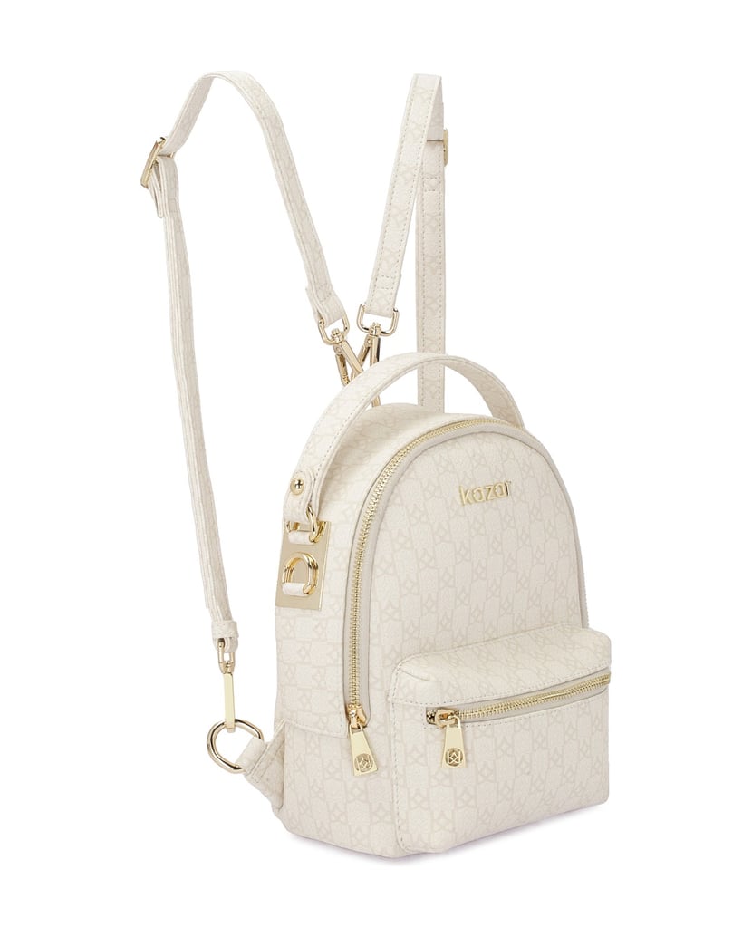 Kazar-Urban-dual-purpose-backpack-in-monograms-bílá