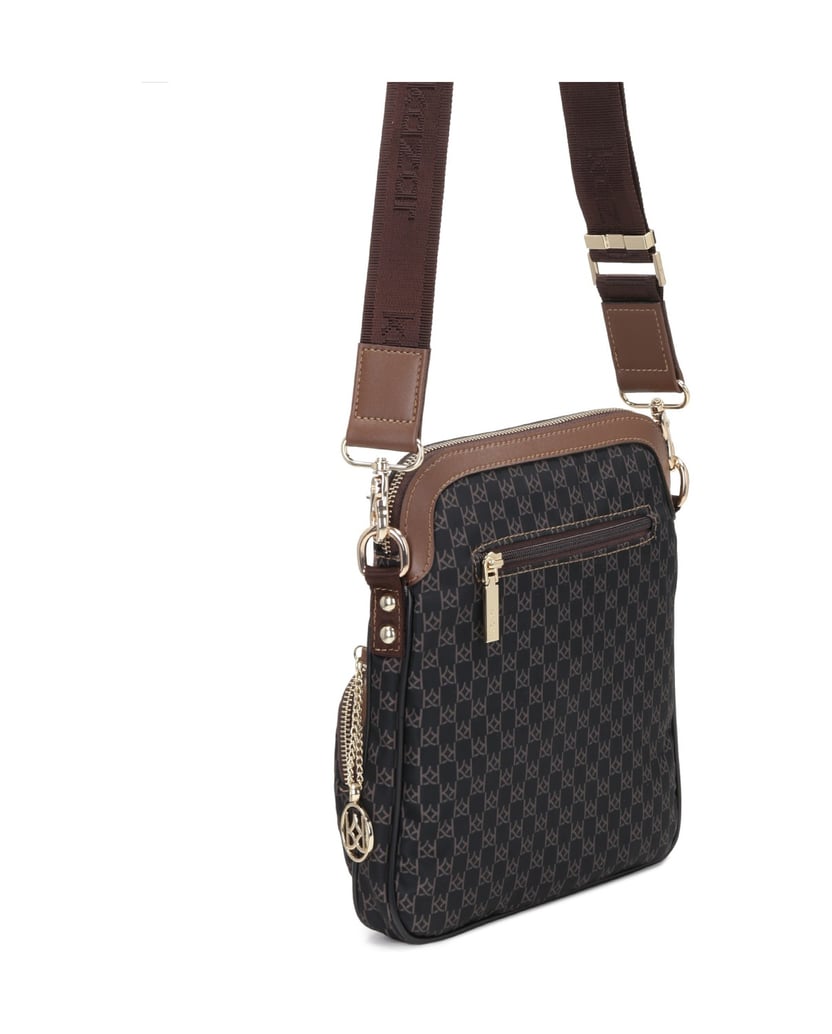 Kazar-Braune-Damen-Kuriertasche-braun