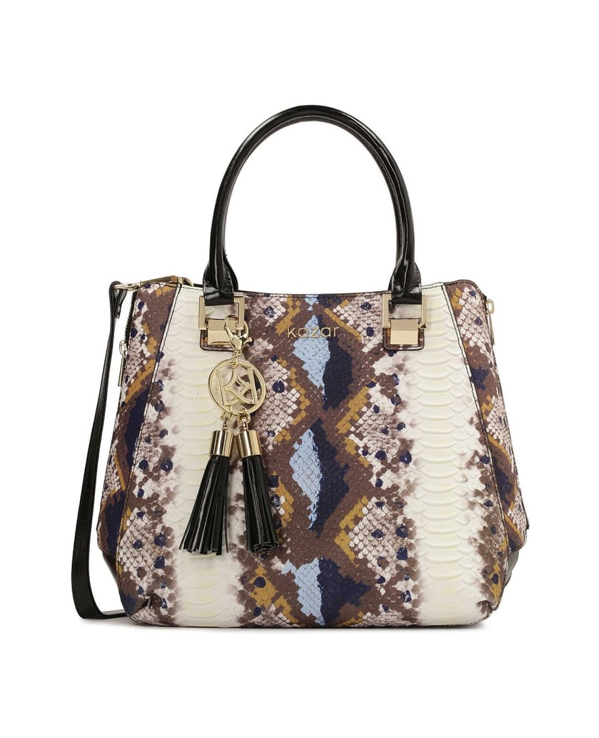Kazar-Mehrfarbige-Tasche-mit-Schlangendruck-multicolor