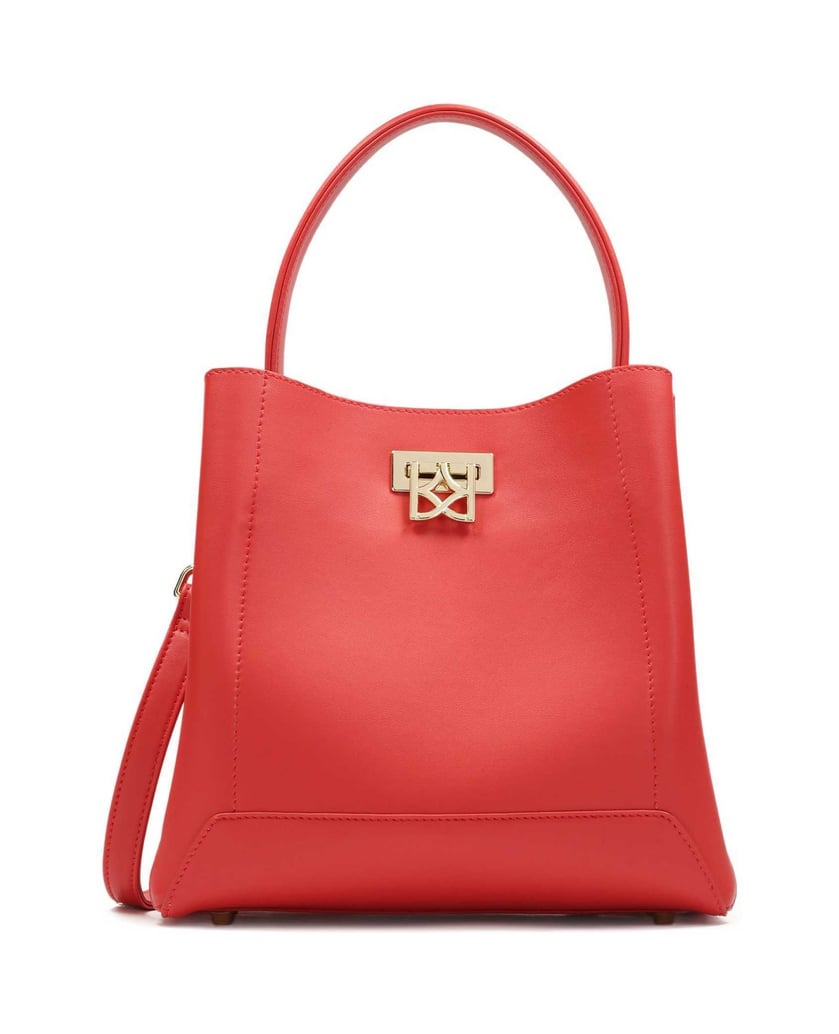 Kazar-Red-handbag-with-stiff-bottom