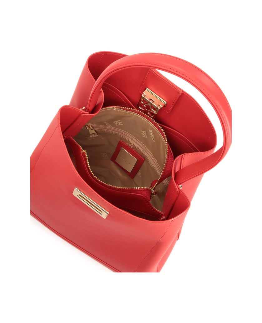 Kazar-Red-handbag-with-stiff-bottom