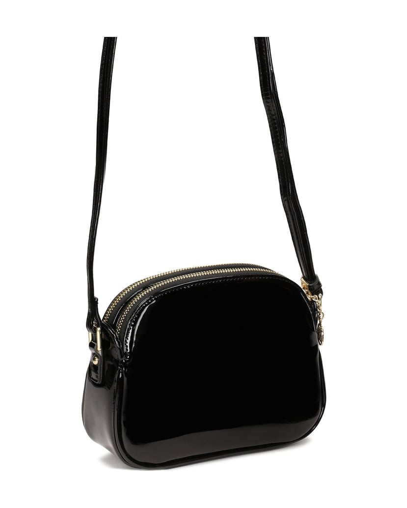 Kazar-Schwarze-Gürtelhandtasche-aus-zwei-Arten