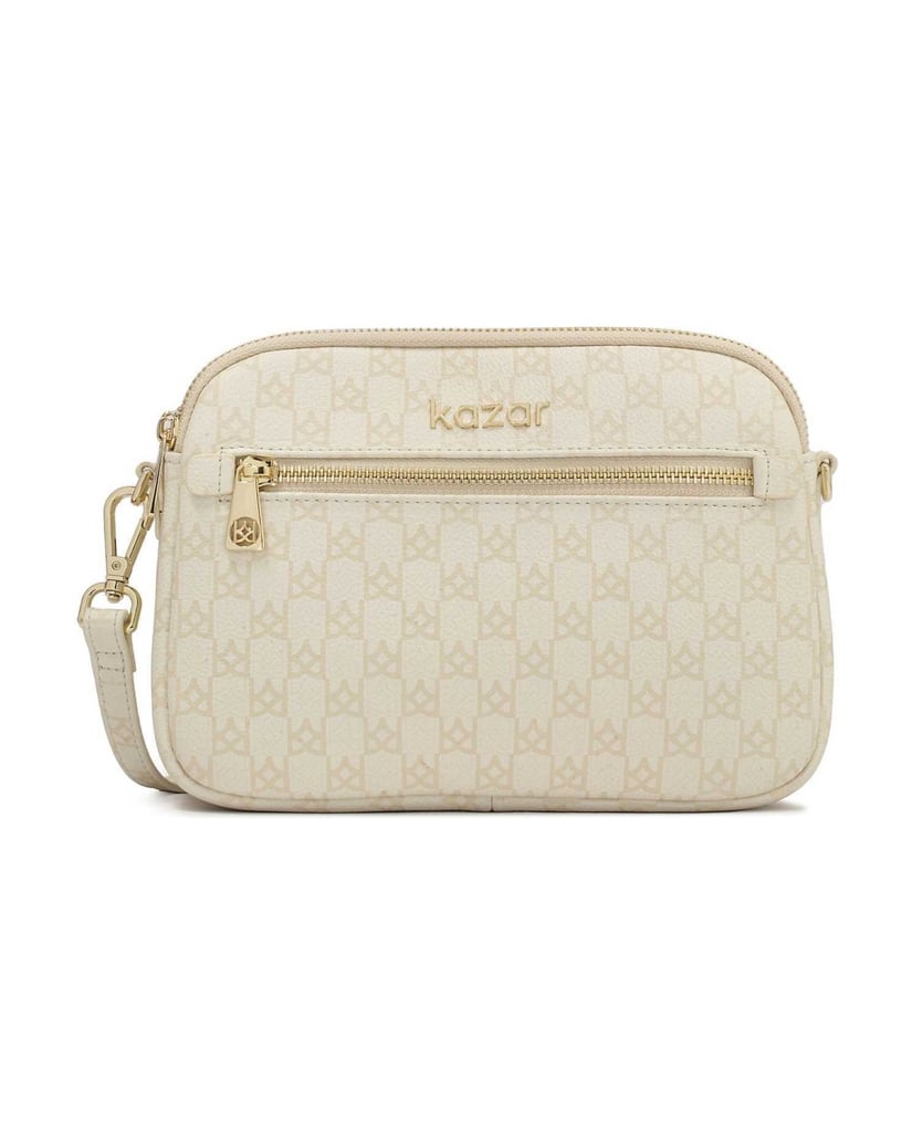 Kazar-Tasche-mit-3-Fächern-und-verstellbarem-G-weiss