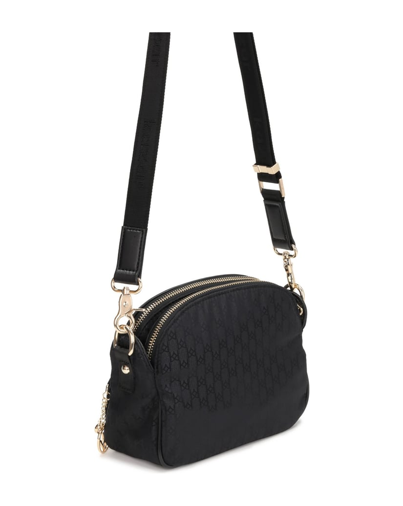 Kazar-Schwarze-Damen-Messenger-Tasche-schwarz