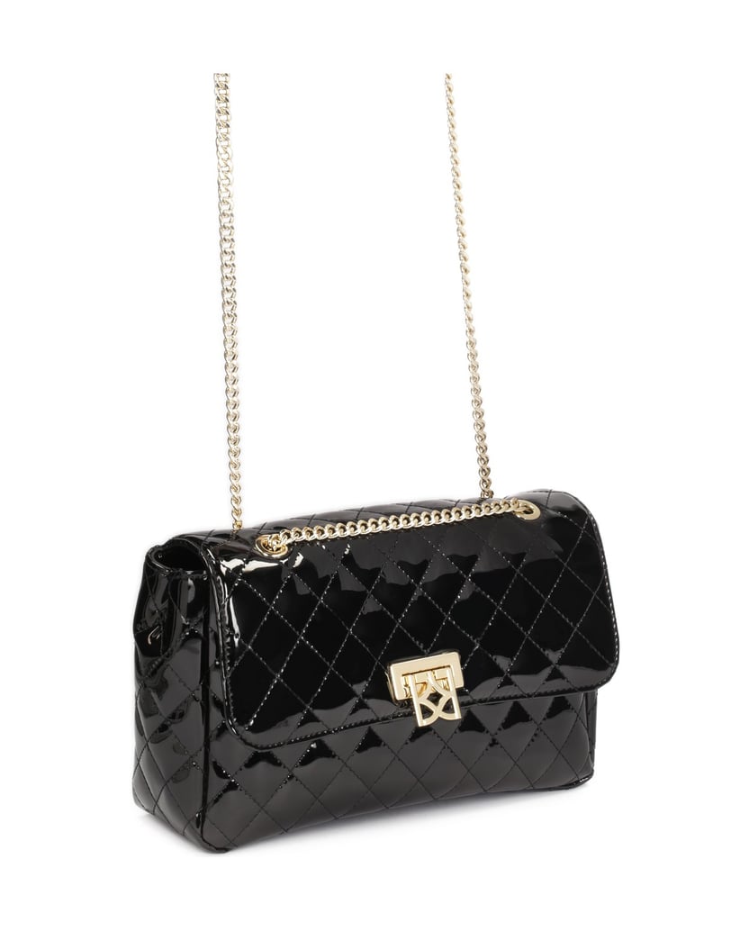 Kazar-Lackierte-gesteppte-Kettenhandtasche