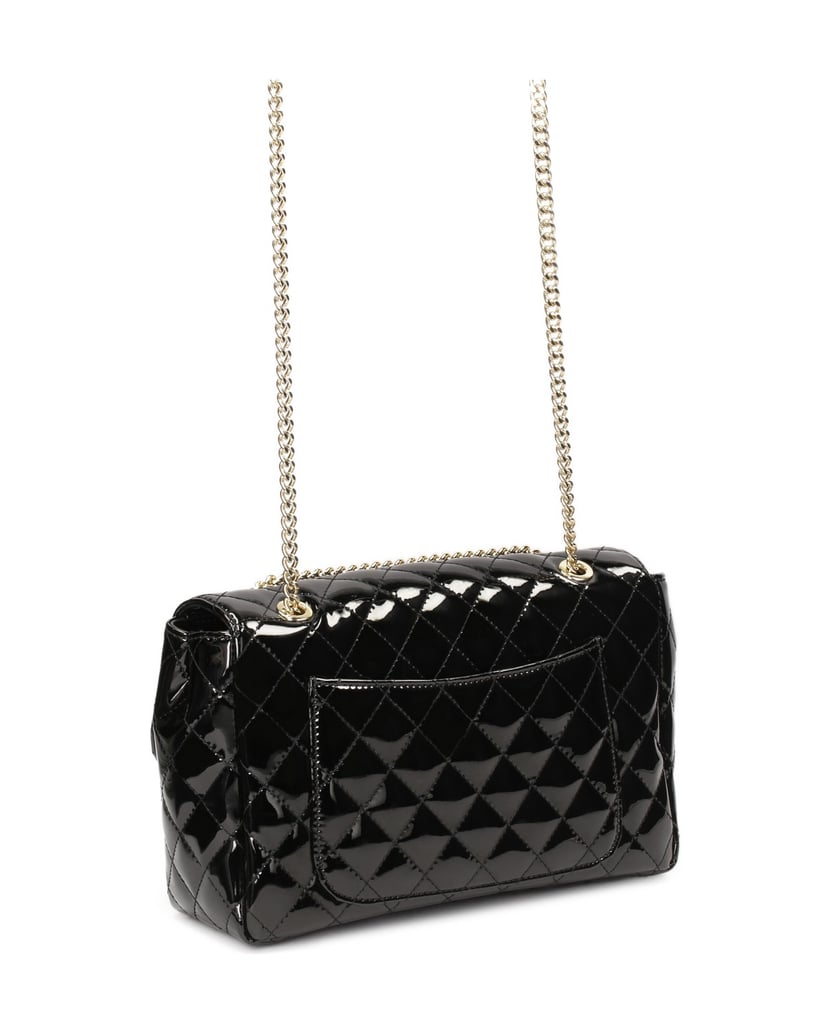 Kazar-Lackierte-gesteppte-Kettenhandtasche