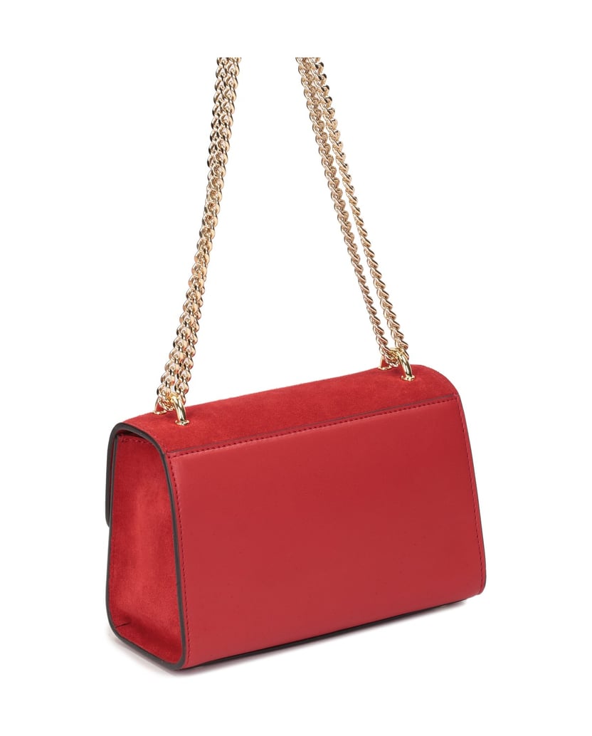 Kazar-Starre-rote-Tasche-mit-Kette