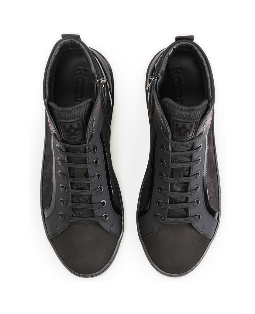 Kazar-Schwarze-Herren-Turnschuhe-schwarz