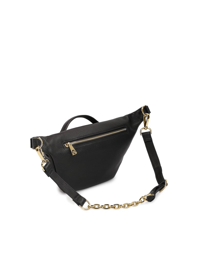 Kazar-Hüfttasche-aus-Leder-in-schwarzer-Farbe