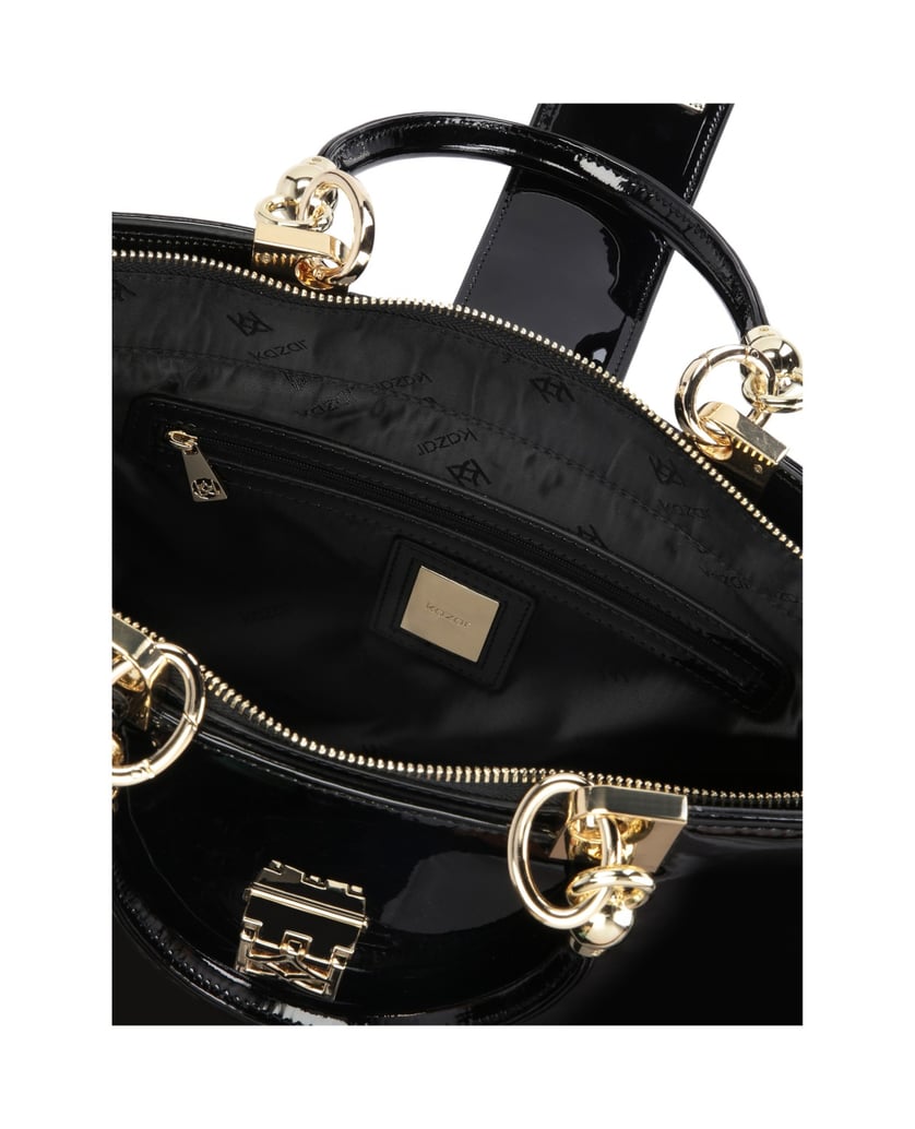 Kazar-Elegante-lackierte-Aktentasche-für-Damen