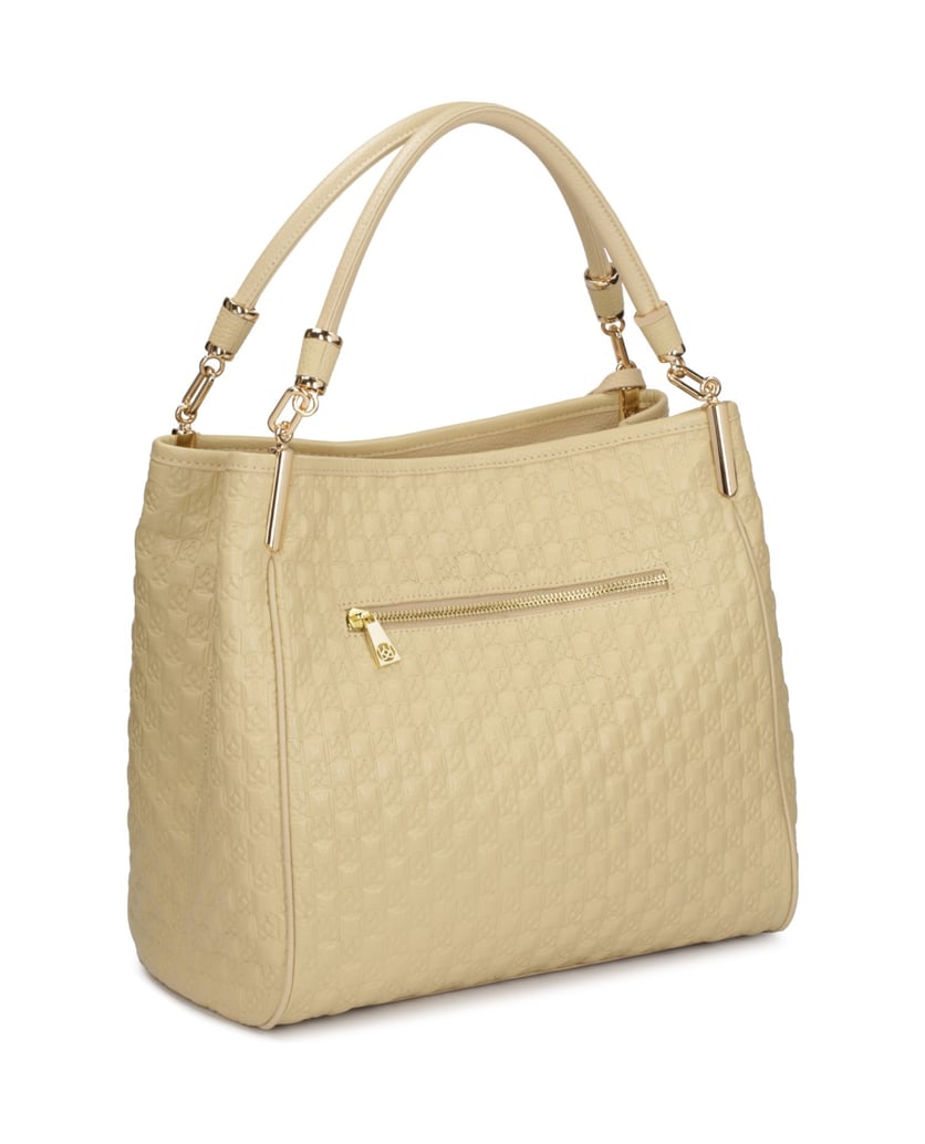 Kazar-Große-Lederhandtasche-mit-geprägtem-Must