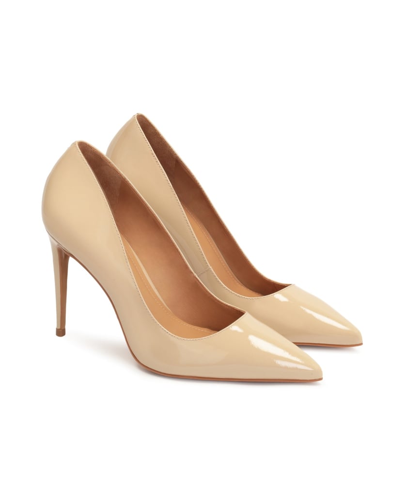 Kazar-Lackierte-Pumps-im-Minimalstil-beige