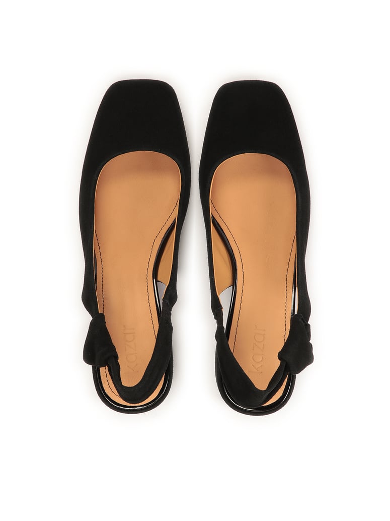 Kazar-Schwarze-Pumps-mit-offenem-Absatz-und-ni