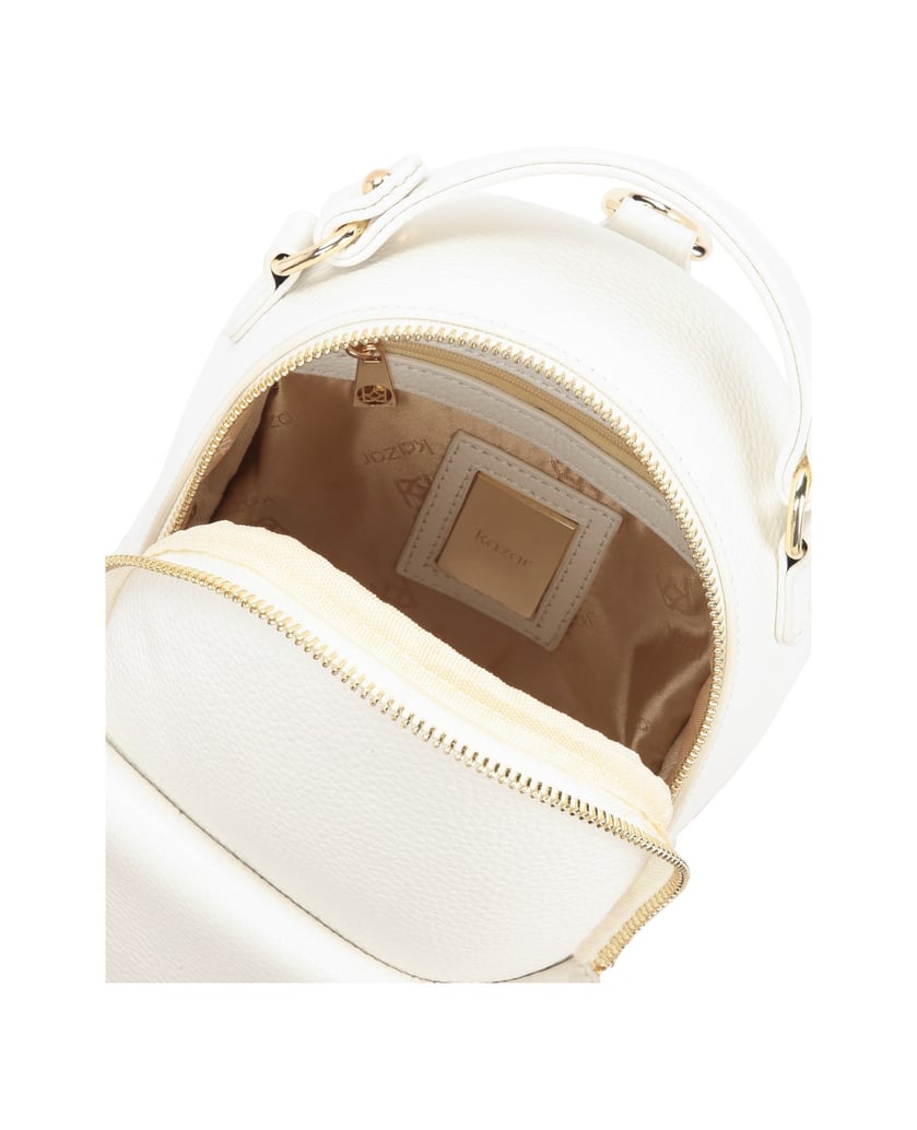 Kazar-Kleiner-Lederrucksack-im-urbanen-Stil-weiss