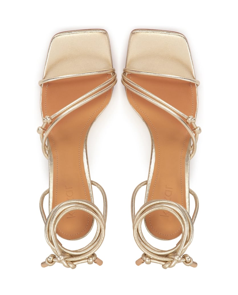 Kazar-Elegante-goldene-Sandalen-mit-schmalen-A-gold