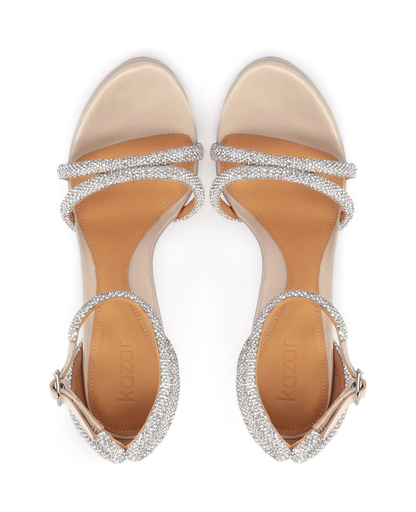 Kazar-Abendsandalen-mit-verzierten-Riemchen-beige