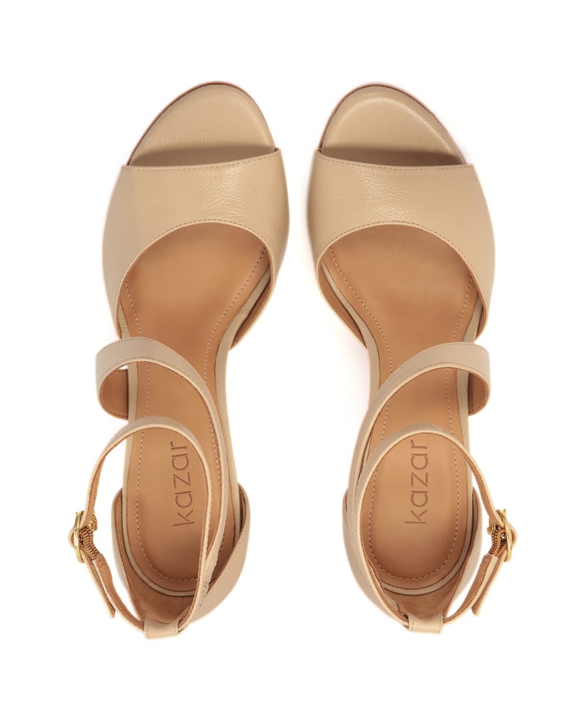 Kazar-Beige-sandals-with-a-diagonal-strap-béžová