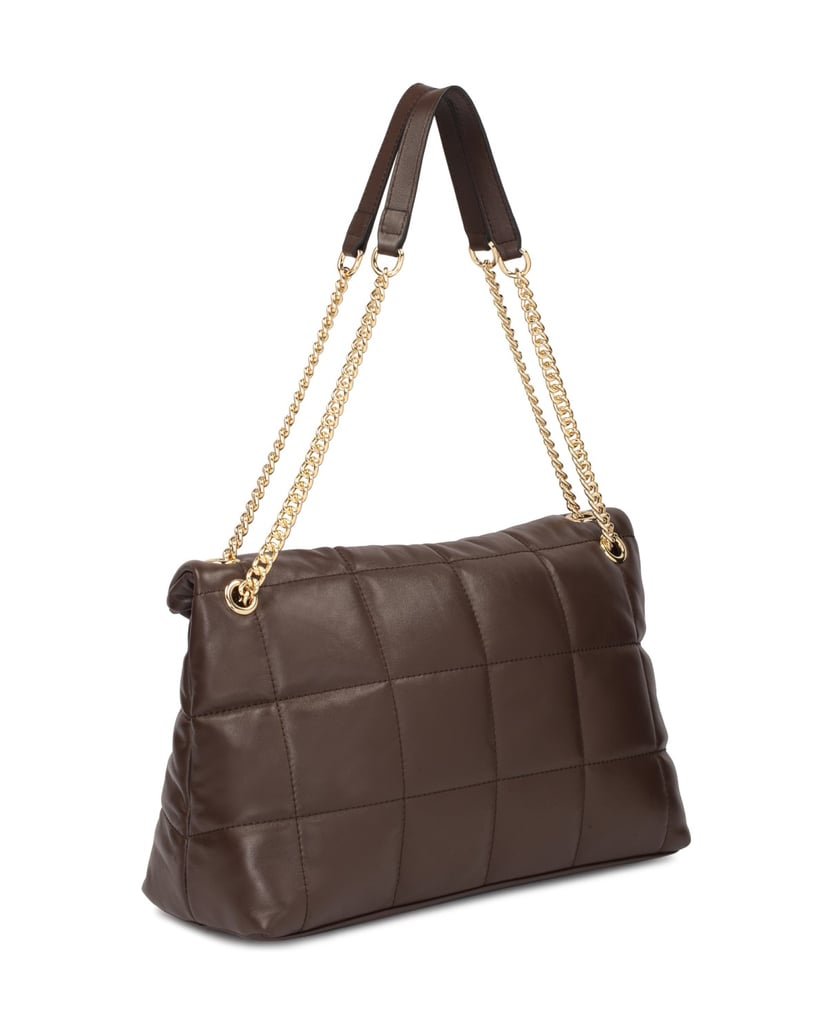 Kazar-Braune-Handtasche-mit-Steppmuster-und-Ke