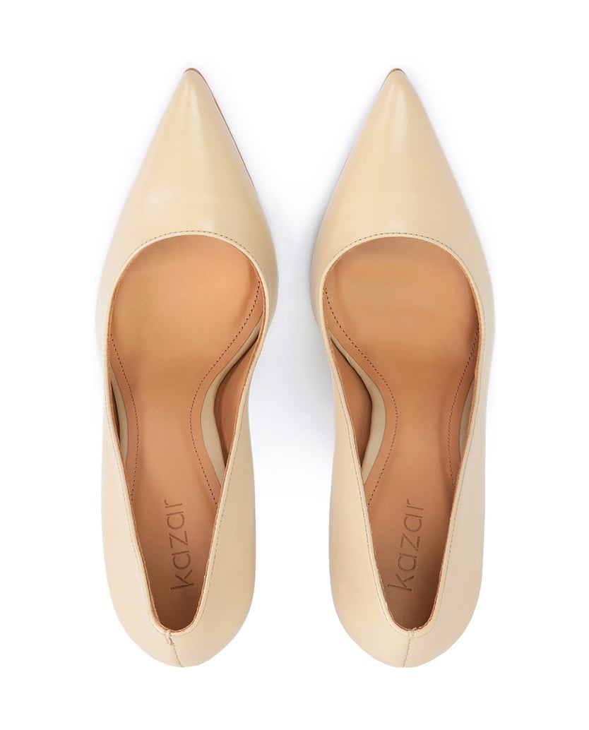 Kazar-Zeitlose-Stilettos-aus-beigem-Leder