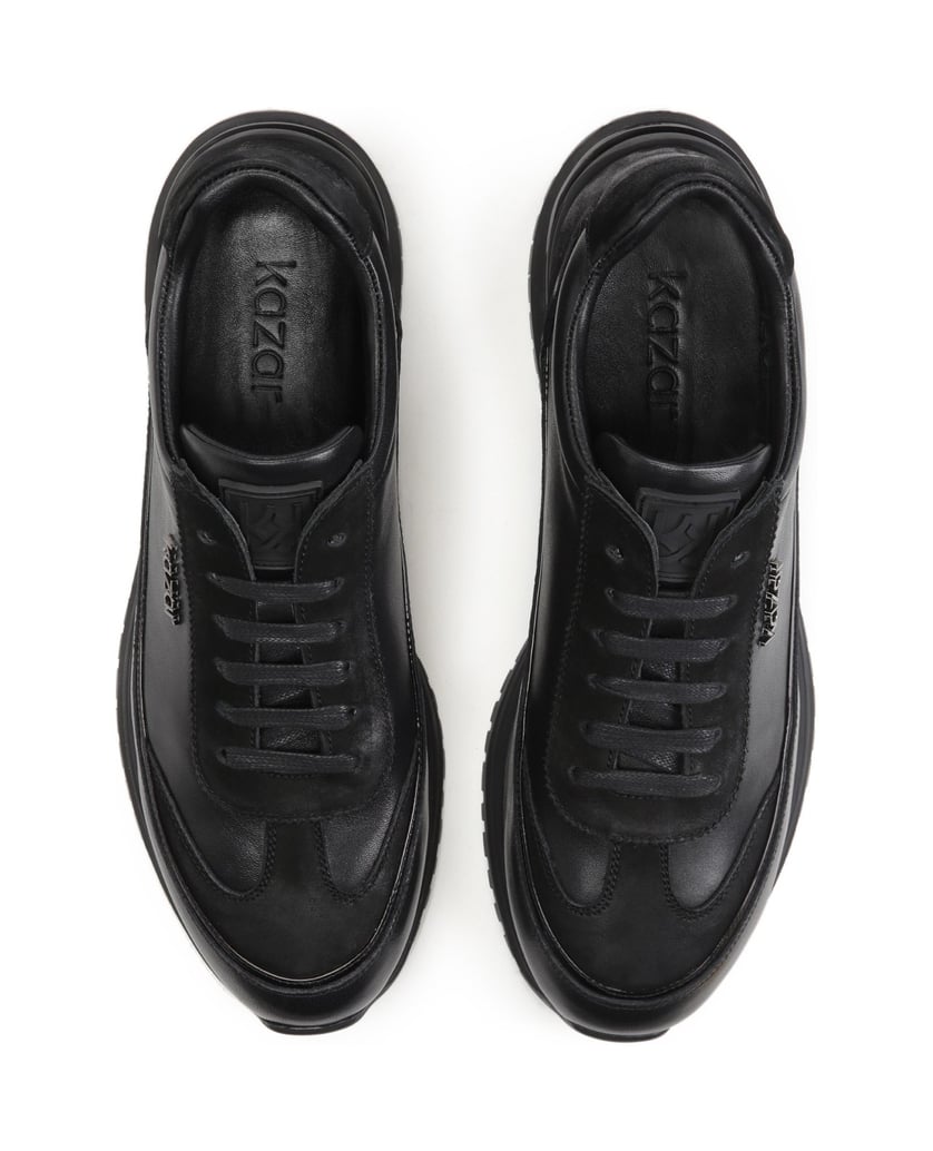 Kazar-Mens-black-sneakers-čierna