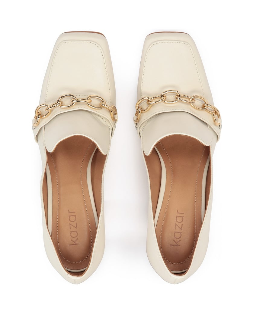 Kazar-Square-nose-pumps-with-chains-biela