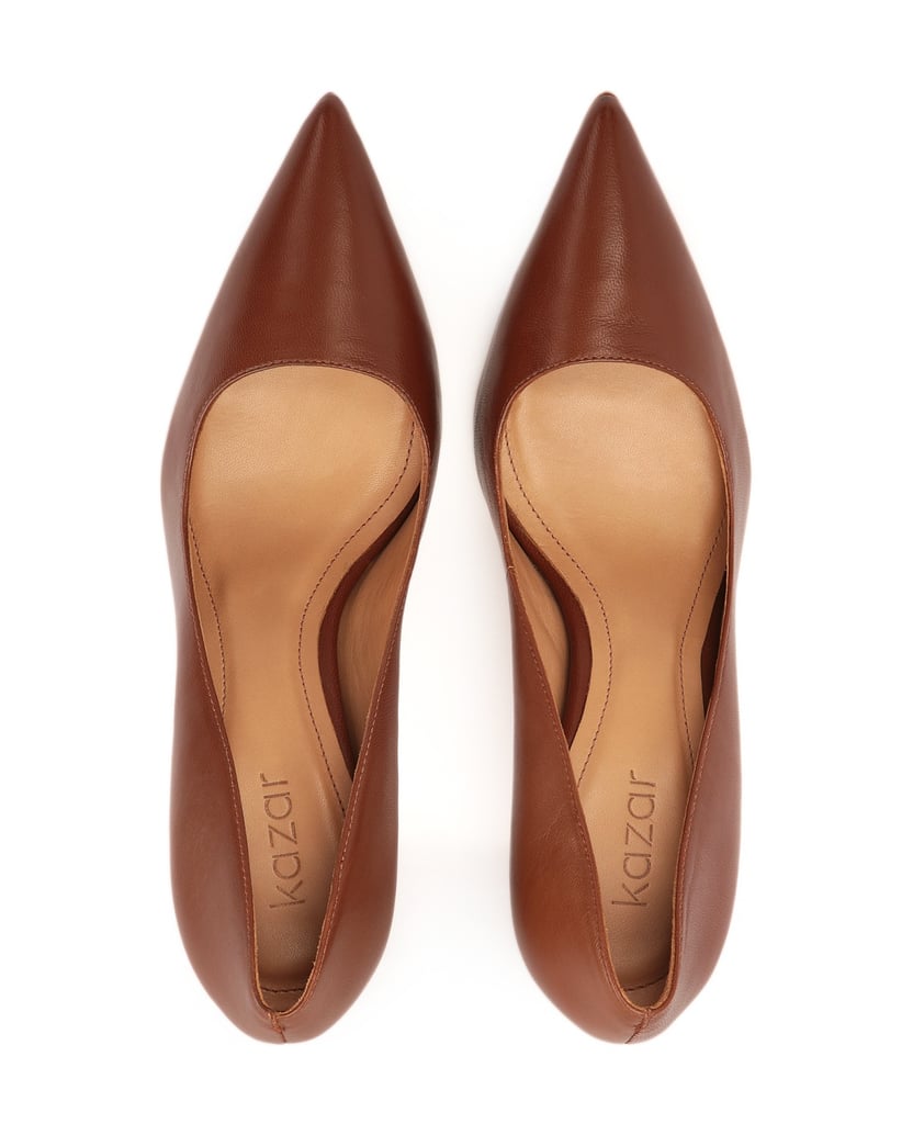 Kazar-Brown-classic-pumps-with-pointed-toes-hnědá