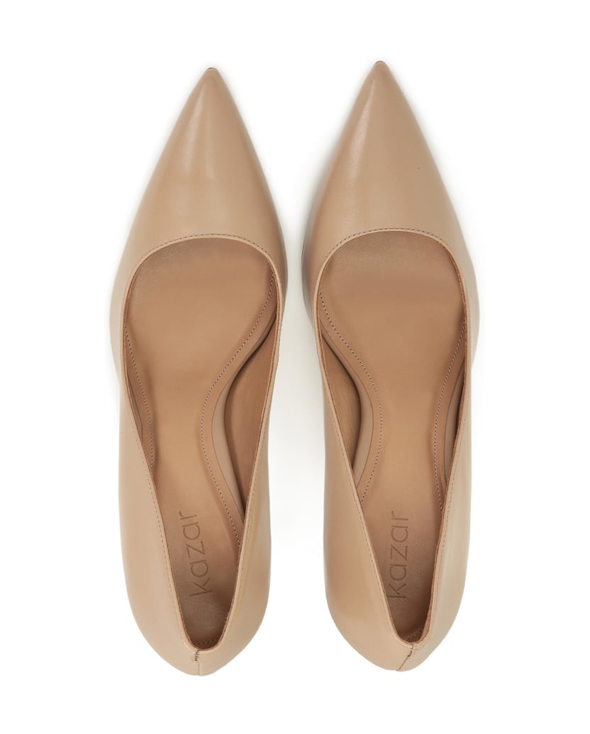 Kazar-Pumps-aus-Leder-in-Nude-Farbe-beige