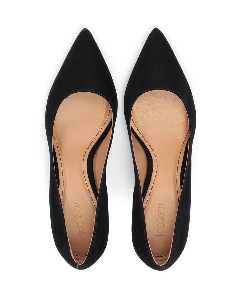 Kazar-Schwarze-Wildlederpumps-mit-schlankem-Ab-schwarz