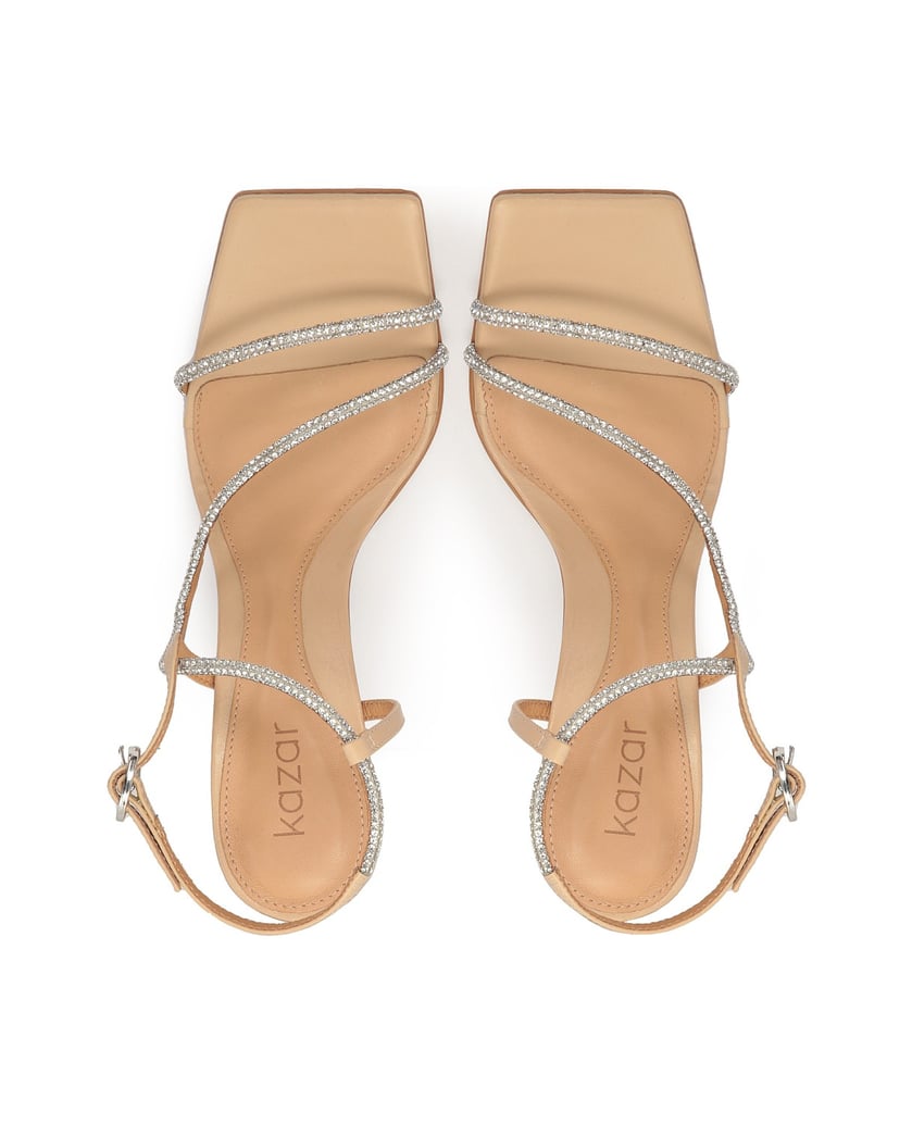 Kazar-Abendliche-Sandalen-mit-gekreuzten-Riemen-und-Strasssteinen-beige