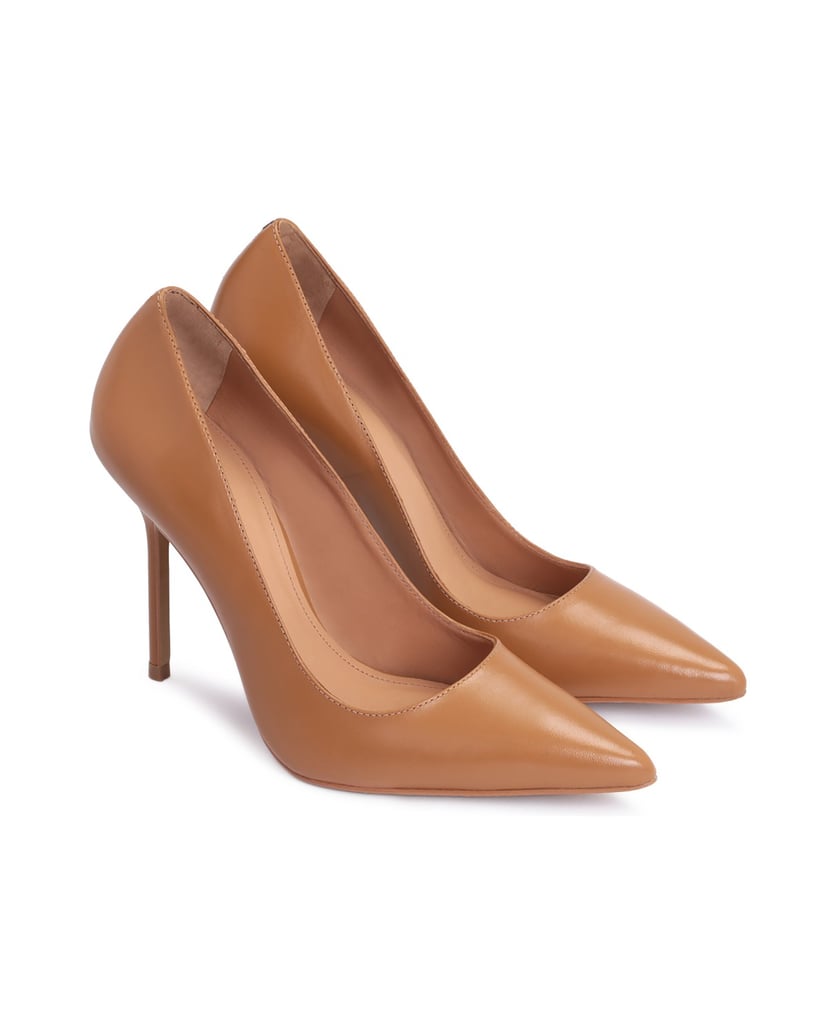 Kazar-Hellbraune-Lederstilettos-mit-schlankem-camel