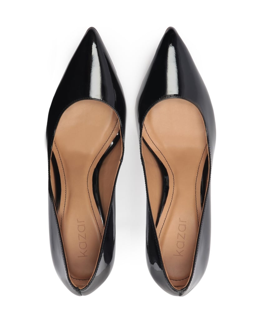 Kazar-Schwarze-Lacklederpumps-für-Damen-schwarz