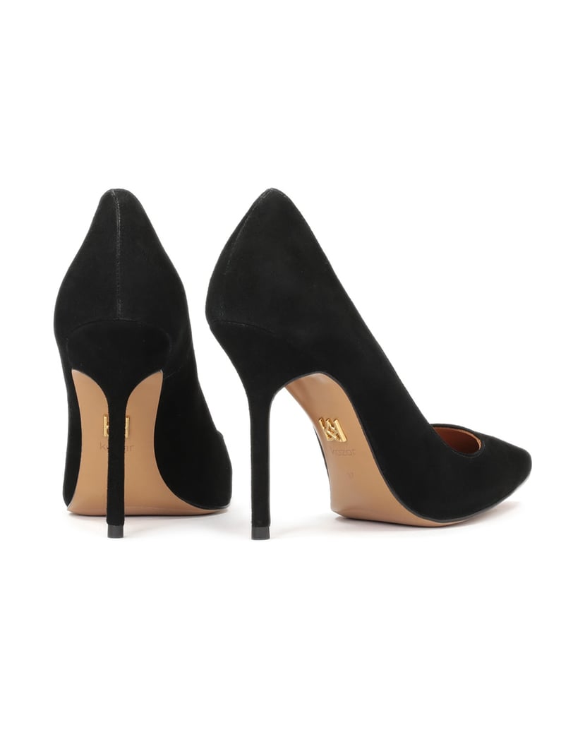 Kazar-Black-pumps-on-a-sleek-heel-černá