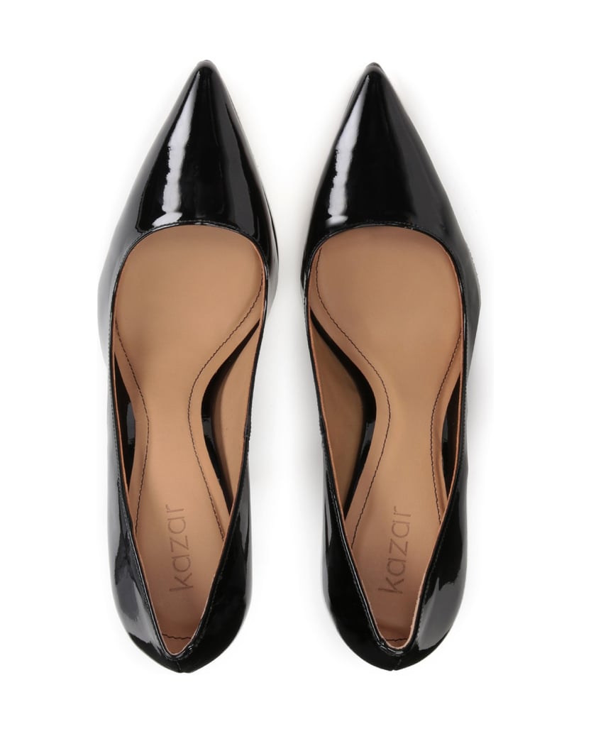 Kazar-Zeitlose-schwarze-Lackleder-Stilettos-schwarz