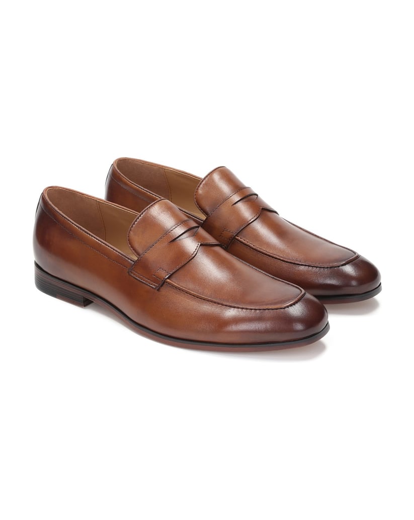 Kazar-Klassische-braune-Leder-Slipper-für-Herr-braun