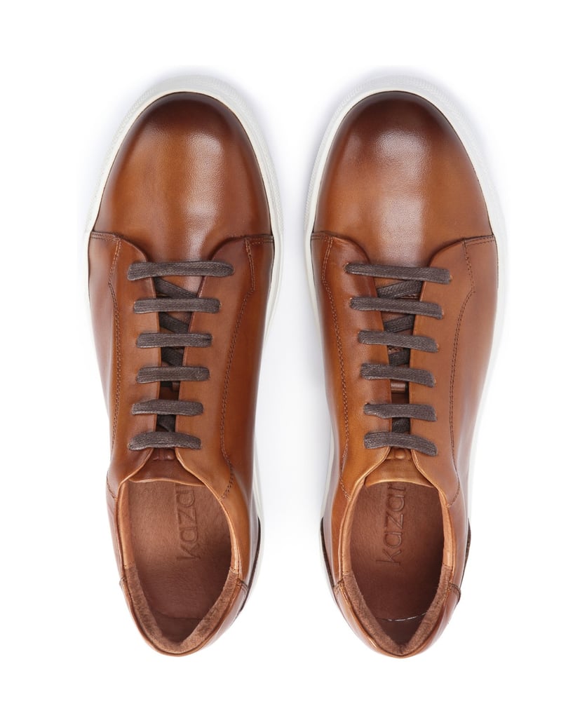 Kazar-Klassische-braune-Herren-Turnschuhe