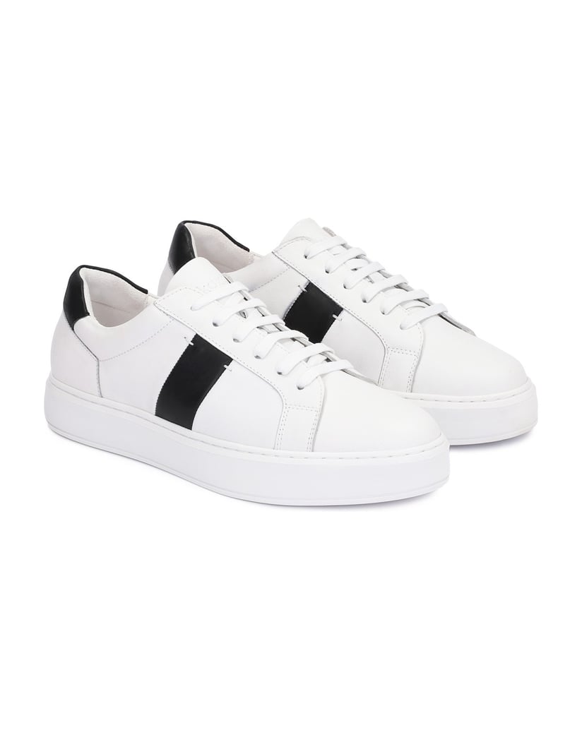 Kazar-Klassische-weiße-Herren-Sneakers-mit-ein