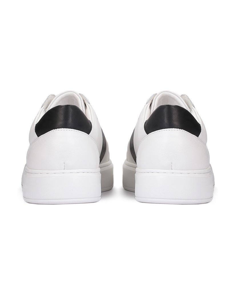 Kazar-Klassische-weiße-Herren-Sneakers-mit-ein