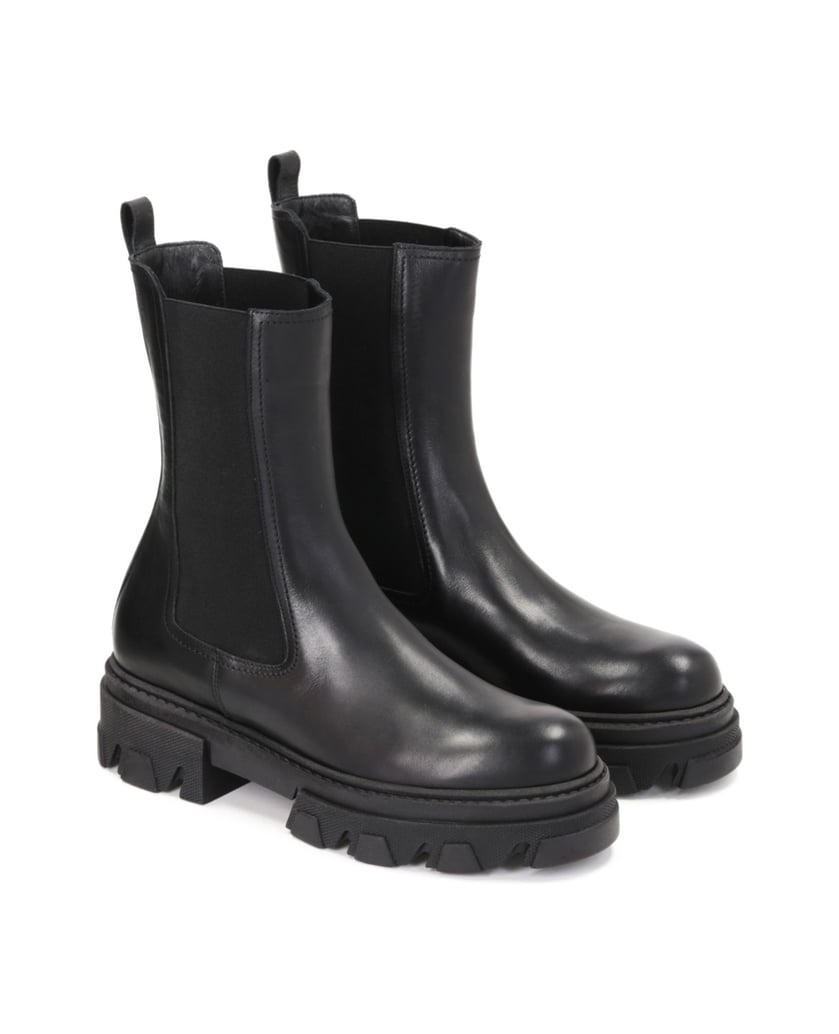 Kazar-Ladies-black-ankle-boots-černá