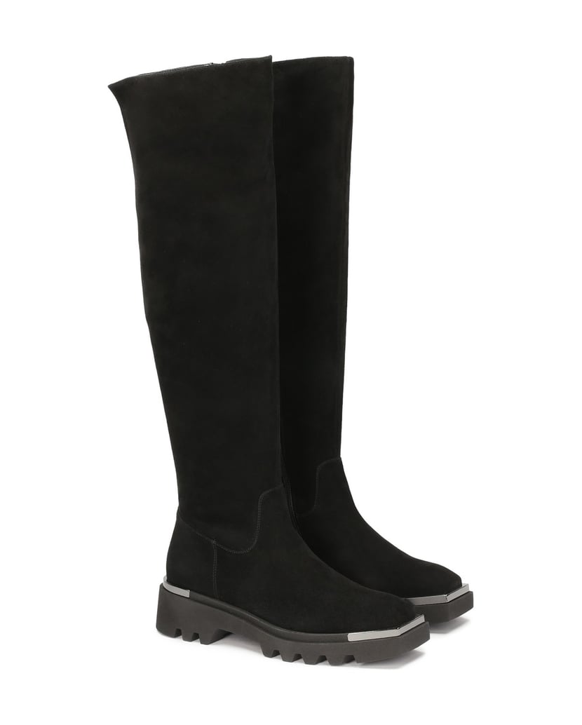 Kazar-Wildlederstiefel-mit-Treppensohle-schwarz