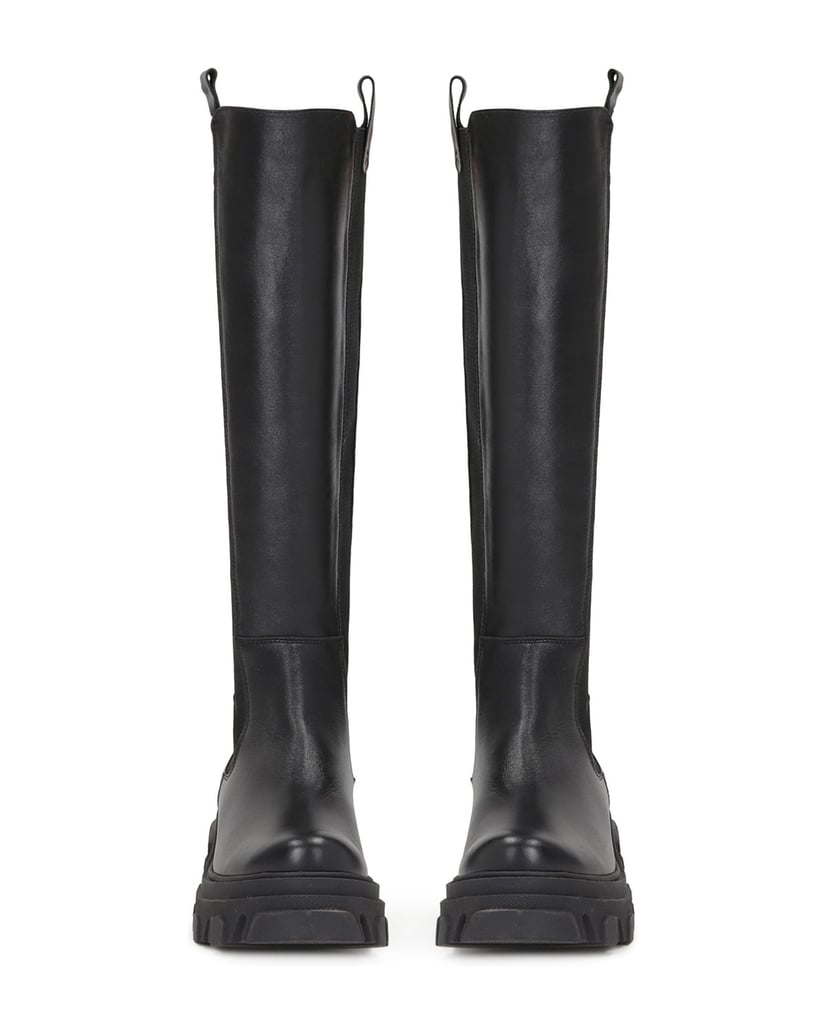 Kazar-Schwarze-hohe-Damenstiefel-schwarz